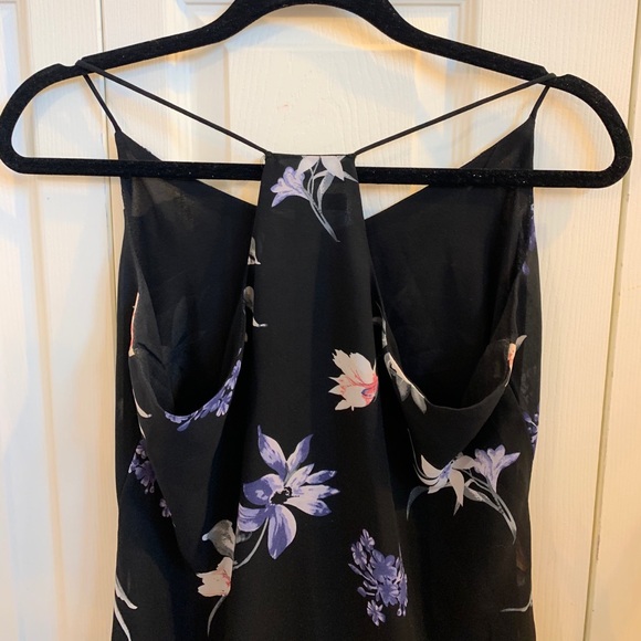 Black Floral Top - Picture 2 of 2